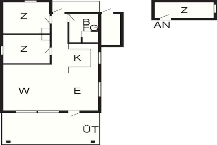 Two-Bedroom Holiday Home In Skibby 1 Экстерьер фото